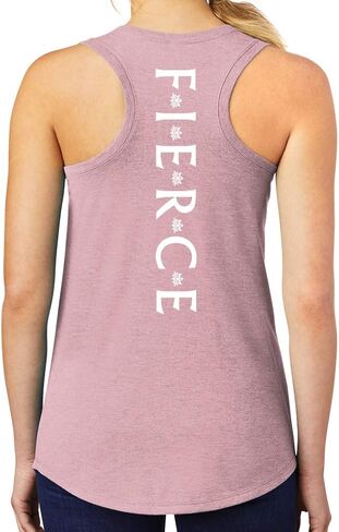 Yoga Clothing For You Ladies Fierce Triblend Racerback Tank Top in Saudi Arabia