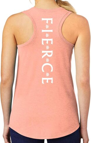 Yoga Clothing For You Ladies Fierce Triblend Racerback Tank Top in Saudi Arabia