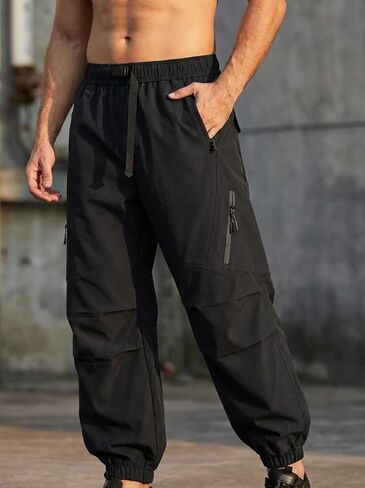 Men's Cargo Pants Quick Dry Breathable with Zippered Pockets Outdoor Hiking in Saudi Arabia