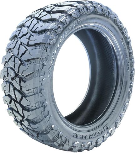 Venom Power Swampthing M/T Xtreme Dirt Mud Off-Road Light Truck Radial Tire-35X12.50R22LT 35X12.50X22 35X12.50-22 121Q Load Range F LRF 12-Ply BSW Black Side Wall in Saudi Arabia