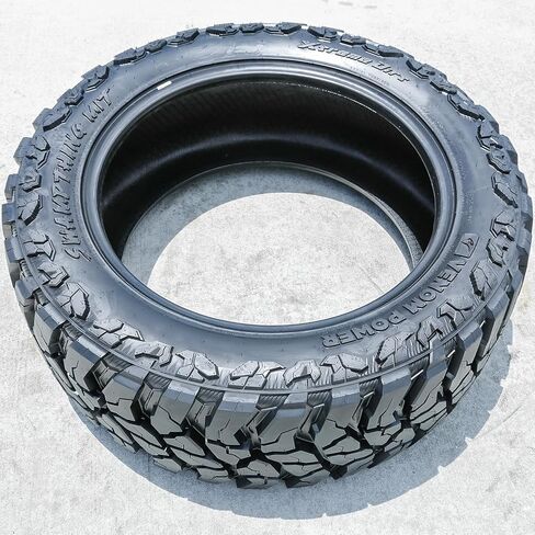 Venom Power Swampthing M/T Xtreme Dirt Mud Off-Road Light Truck Radial Tire-35X12.50R22LT 35X12.50X22 35X12.50-22 121Q Load Range F LRF 12-Ply BSW Black Side Wall in Saudi Arabia