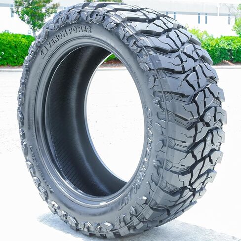Venom Power Swampthing M/T Xtreme Dirt Mud Off-Road Light Truck Radial Tire-35X12.50R22LT 35X12.50X22 35X12.50-22 121Q Load Range F LRF 12-Ply BSW Black Side Wall in Saudi Arabia