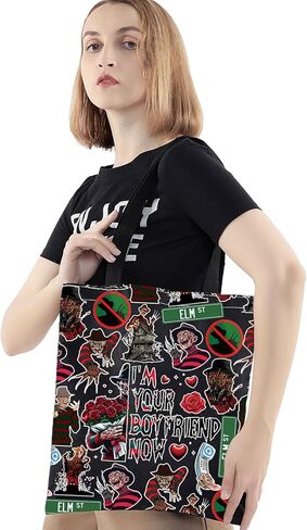 BWWKTOP killer Movie Crossbody Bag Killer Fans Gifts I'm Your Boyfriend Now Shoulder Bag Nightmare killer Merch in Saudi Arabia