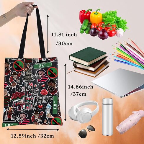 BWWKTOP killer Movie Crossbody Bag Killer Fans Gifts I'm Your Boyfriend Now Shoulder Bag Nightmare killer Merch in Saudi Arabia