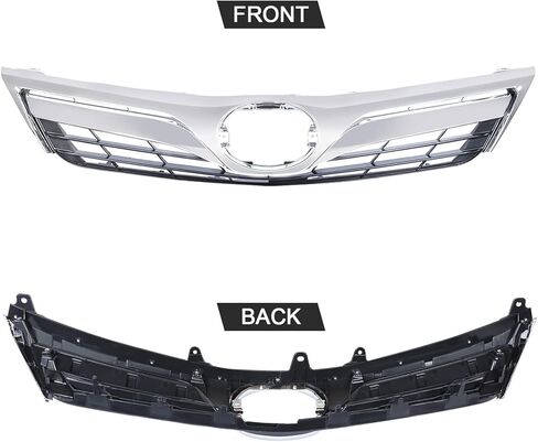 PENSUN Front Upper Bumper Grill Grille Compatible with 2012 2013 2014 Toyota Camry L LE XLE Grille Mesh Chrome Replacement For TO1200343 in Saudi Arabia