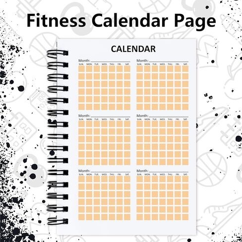 YHNTGB 3 PCS Fitness tracker journal Portable fitness workout notebook 90-Day Perfect Workout Planner for Tracking Your Daily Progress,5.5 x 3.93 inch in Kuwait