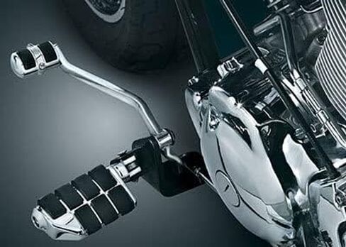 أوتاد قدم للراكب الأمامي للدراجة النارية أوتاد للقدمين لـ Kawasaki Vulcan 800 900 1500 1600 VN800 VN900 VN1500 A B VN1600 يعني خط كلاسيكي مخصص، دواسة كروم in Saudi Arabia