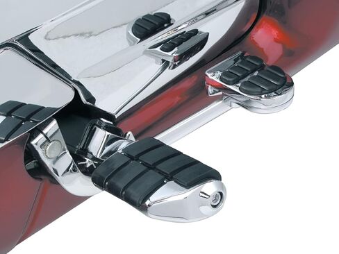أوتاد قدم للراكب الأمامي للدراجة النارية أوتاد للقدمين لـ Kawasaki Vulcan 800 900 1500 1600 VN800 VN900 VN1500 A B VN1600 يعني خط كلاسيكي مخصص، دواسة كروم in Saudi Arabia
