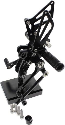 PROCNC Aluminum Billet Adjustable Motorcycle Footrests Rearsets Foot Pegs Fit for Suzuki GSXR1300 GSX1300R Hayabusa 1999 2000 2001 2002 2003 2004 2005 2006 2007 2008 2009 2010 2012 in Saudi Arabia