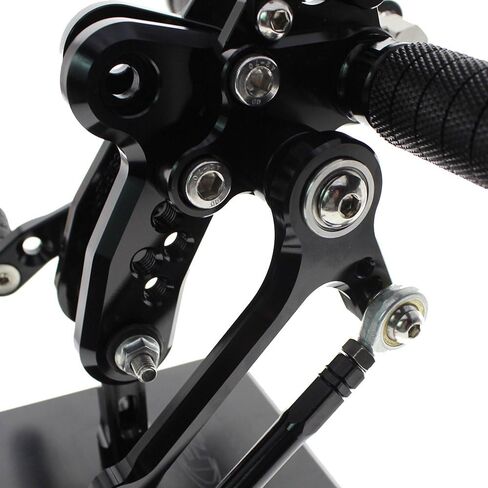 PROCNC Aluminum Billet Adjustable Motorcycle Footrests Rearsets Foot Pegs Fit for Suzuki GSXR1300 GSX1300R Hayabusa 1999 2000 2001 2002 2003 2004 2005 2006 2007 2008 2009 2010 2012 in Saudi Arabia