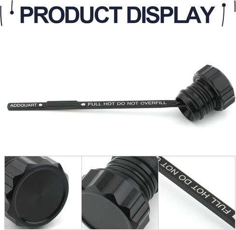 PSLER Track Oil Dipstick - Engine Precision Oil Dipstick for Touring Road King Road Glide Electra Glide Street Glide 2000-2006,Black in Saudi Arabia