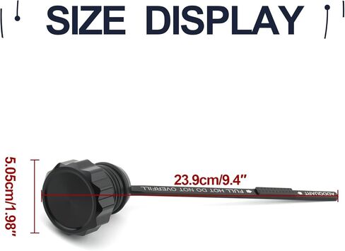 PSLER Track Oil Dipstick - Engine Precision Oil Dipstick for Touring Road King Road Glide Electra Glide Street Glide 2000-2006,Black in Saudi Arabia