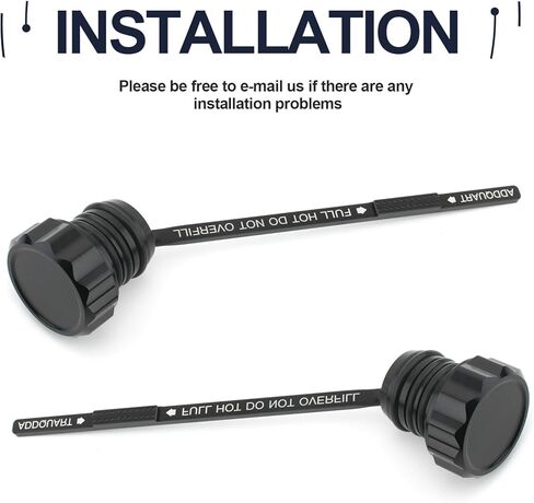 PSLER Track Oil Dipstick - Engine Precision Oil Dipstick for Touring Road King Road Glide Electra Glide Street Glide 2000-2006,Black in Saudi Arabia