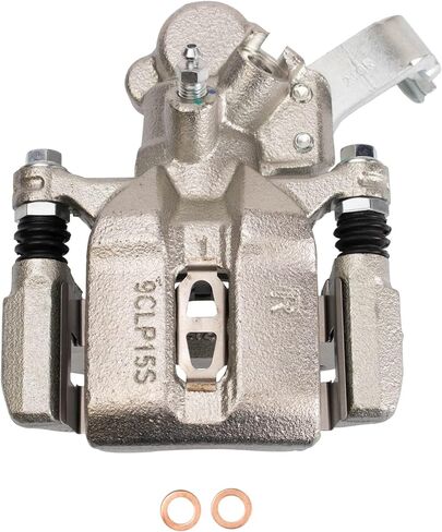 Rear Brake Caliper Set Zinc Coated Hardware Brackets Compatible with 2007-2013 Suzuki SX4 in Saudi Arabia