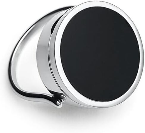 Black Onyx Lip Balm Ring in 14K Gold in Saudi Arabia