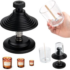 وعاء صب صناعة الشموع من HOUSEASSIST، وعاء ذوبان الشمع من الفولاذ المقاوم للصدأ سعة 32oz مع مقبض مقاوم للحرارة وفوهة صب بدون قطرات لصنع الشموع in Kuwait