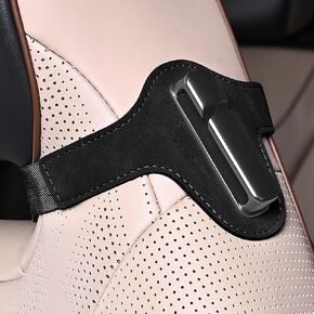 أداة ضبط وحامل حزام الأمان للبالغين، مشبك حزام مقعد السيارة لسهولة الوصول إليه، مقبض دليل حزام الأمان، يناسب المقاعد الرياضية مع فجوة أو فتحة مسند الرأس in Kuwait