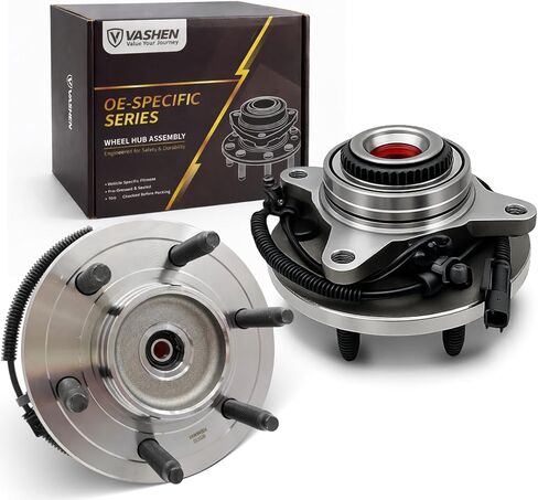 Pair 515142 Front Wheel Bearing Hub Assembly, Fit for Ford F-150 Expedition 4WD 2014 2013 2012 2011, for Lincoln Navigator 4WD 2014-2011, 6 Lugs w/ABS in Kuwait