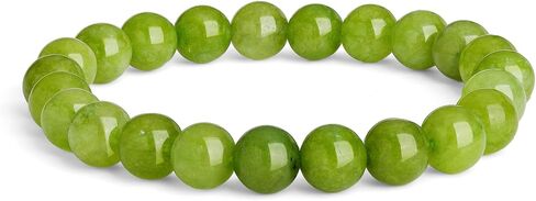 Crystal Vibe Triple Protection Bracelet - Tiger's Eye - Bloodstone - Iolite - Natural Gemstone Healing Bracelet - 8mm Beaded Bracelet for Protection Balance - Elastic Adjustable Size in Saudi Arabia