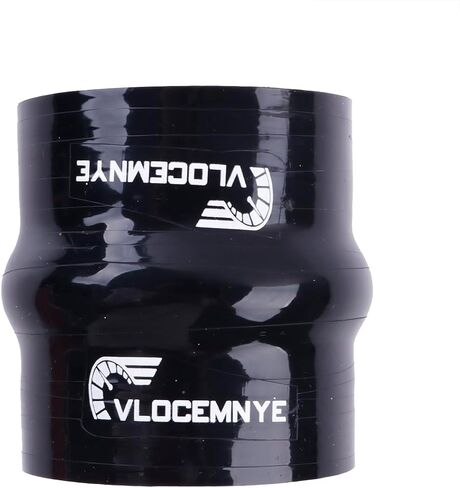 Silicone Straight Hump Hose,ID 3 1/8"(80mm) inch,Length 3 inch(76mm),4-Ply (5.4mm) Reinforced Turbo/Intercooler/Intake Piping Coupler Industrial Hydraulic Hoses Black in Kuwait