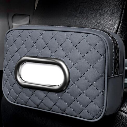 حامل مناديل السيارة، صندوق مناديل السيارة ذو سعة كبيرة جدًا يمكنه حمل 130-180 منديلًا لكل صندوق، الحجم: 7.9 بوصة × 5.1 بوصة × 2.4 بوصة in Kuwait