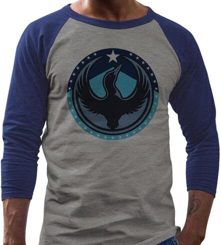 Minnesota Rebel Loon Three-Quarter Raglan Sleeve Baseball Shirt Unisex in Saudi Arabia