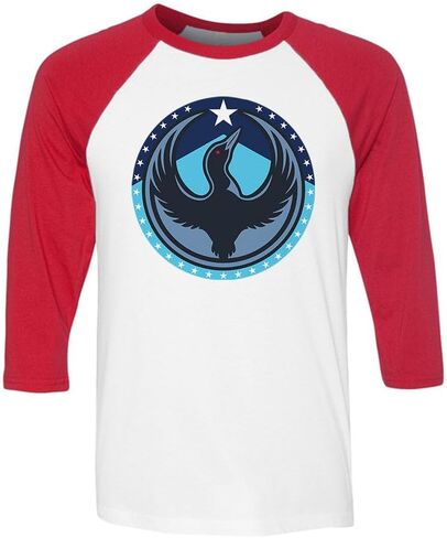 Minnesota Rebel Loon Three-Quarter Raglan Sleeve Baseball Shirt Unisex in Saudi Arabia