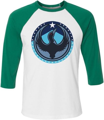 Minnesota Rebel Loon Three-Quarter Raglan Sleeve Baseball Shirt Unisex in Saudi Arabia