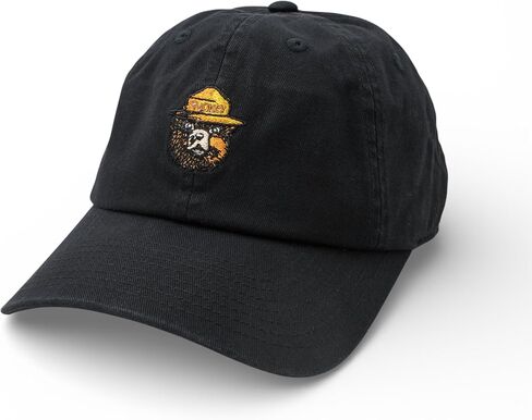 AMERICAN NEEDLE Smokey The Bear Patch Unisex Adjustable Buckle Strap Baseball Hat in Saudi Arabia
