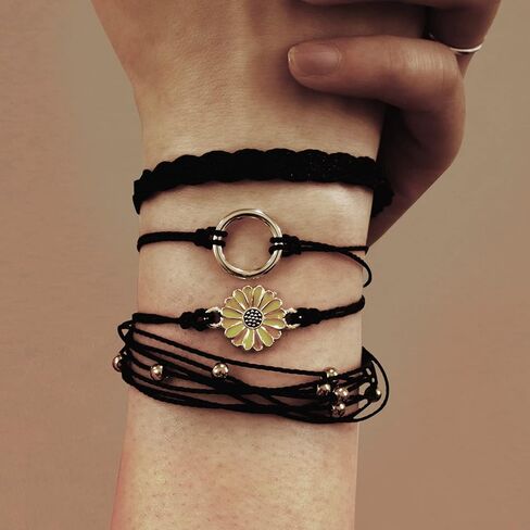 Harry and Henry Sunflower String Bracelets for Women in Saudi Arabia