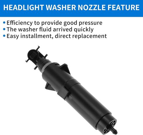 No.61677292658 Right Passenger Side Headlight Washer Nozzle for BMW X5 2014-2017 for BMW X6 2015-2018 Headlight Headlamp Washer Nozzle Jet Sprayer in Saudi Arabia