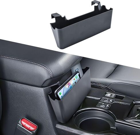 صندوق تخزين معلق لوحدة التحكم المركزية من EDBETOS متوافق مع ملحقات Toyota 4Runner 2010-2024 وحدة تنظيم مسند الذراع ومقصورة التخزين الداخلية لعملات مفاتيح الهاتف والمحفظة in Saudi Arabia