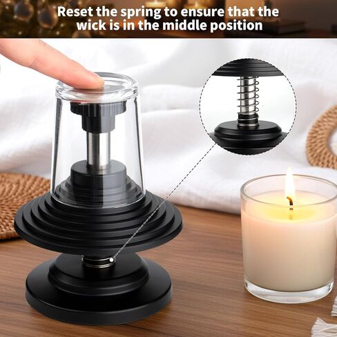 وعاء صب صناعة الشموع من HOUSEASSIST، وعاء ذوبان الشمع من الفولاذ المقاوم للصدأ سعة 32oz مع مقبض مقاوم للحرارة وفوهة صب بدون قطرات لصنع الشموع in Kuwait