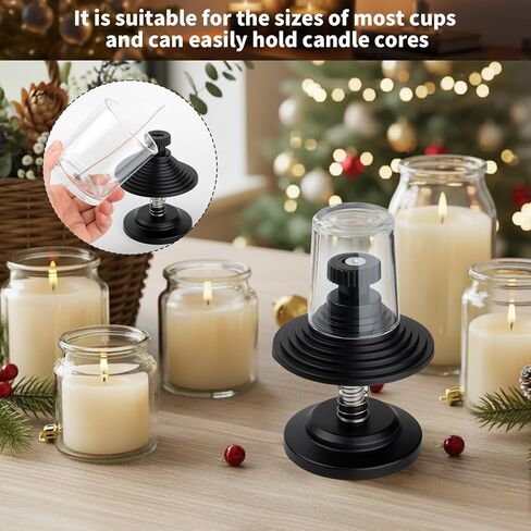 وعاء صب صناعة الشموع من HOUSEASSIST، وعاء ذوبان الشمع من الفولاذ المقاوم للصدأ سعة 32oz مع مقبض مقاوم للحرارة وفوهة صب بدون قطرات لصنع الشموع in Kuwait