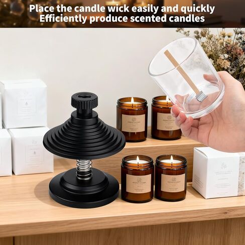 وعاء صب صناعة الشموع من HOUSEASSIST، وعاء ذوبان الشمع من الفولاذ المقاوم للصدأ سعة 32oz مع مقبض مقاوم للحرارة وفوهة صب بدون قطرات لصنع الشموع in Kuwait