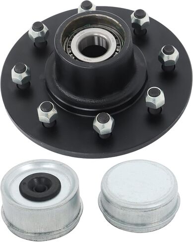 8 on 6.5 Inch Bolt Circle 9/16 Inch Trailer Hub for #42 Spindle 7000Lb Axles with Bearings Seals in Saudi Arabia