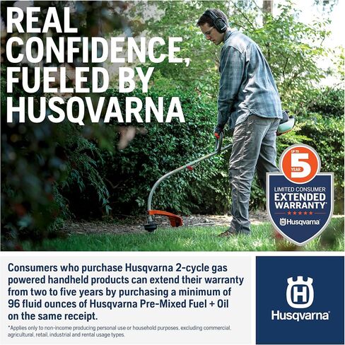 Husqvarna 125B Gas Leaf Blower, 28-cc 1.1-HP 2-Cycle Handheld Leaf Blower, 470-CFM, 170-MPH, 12.5-N Powerful Clearing Performance and Ergonomic Design, Gifts for dad in Saudi Arabia