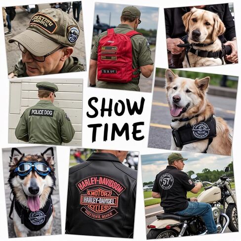 Custom Embroidered Logo Patches, Make Iron On Patch Embroidery, Create Your Own Logo Hook and Loop Patch for Hat, Uniform, Jacket with Text/Name Patches Iron On in Saudi Arabia