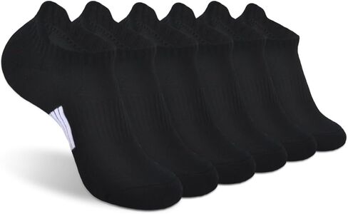 Running Ankle Socks Womens Cotton Athletic Cushioned Socks in Saudi Arabia