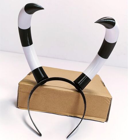 COSNOBLE Blitzo Cosplay Horns أغطية الرأس أنيمي Blitzo مشبك شعر عقال الدعامة زي in Kuwait