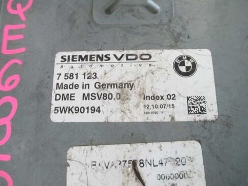 Engine ECM Electronic Control Module Sedan Fits 07-10 Compatible with BMW 323i 7 581 123 7581123 in Saudi Arabia