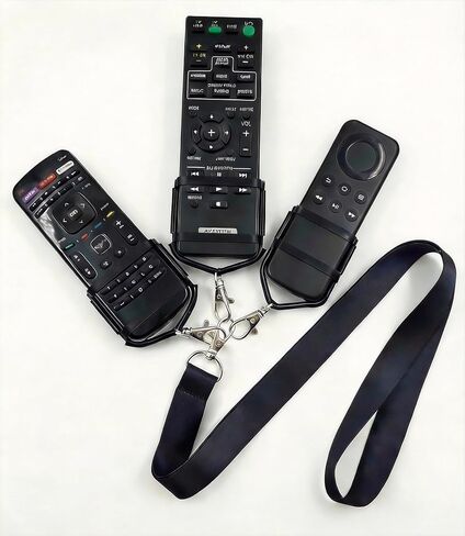 حامل عالمي للتحكم عن بعد مع حبل قصير - 3 عبوات من سلسلة التحكم عن بعد المحمولة، واقي عن بعد من السيليكون القابل للتمدد للسرير وسرير المستشفى والكرسي والسفر - لا تفقد أجهزة التحكم عن بعد مرة أخرى in Kuwait