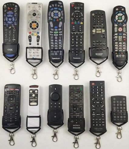 حامل عالمي للتحكم عن بعد مع حبل قصير - 3 عبوات من سلسلة التحكم عن بعد المحمولة، واقي عن بعد من السيليكون القابل للتمدد للسرير وسرير المستشفى والكرسي والسفر - لا تفقد أجهزة التحكم عن بعد مرة أخرى in Kuwait