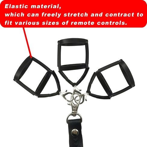 حامل عالمي للتحكم عن بعد مع حبل قصير - 3 عبوات من سلسلة التحكم عن بعد المحمولة، واقي عن بعد من السيليكون القابل للتمدد للسرير وسرير المستشفى والكرسي والسفر - لا تفقد أجهزة التحكم عن بعد مرة أخرى in Kuwait
