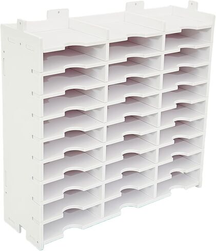 حامل لوحة الحبر - تصميم منظم وسادة الختم لرف صينية الرسم على الحائط لإمداد الحرف اليدوية - 36 فتحة in Kuwait