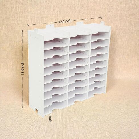 Ink Pad Holder - Stamping Pad Organizer Design for Stampin Up Wall Mount Painting Tray Rack for Crafts-Supply - 36 Slots in Saudi Arabia