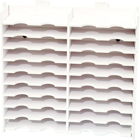 Ink Pad Holder - Stamping Pad Organizer Design for Stampin Up Wall Mount Painting Tray Rack for Crafts-Supply - 36 Slots in Saudi Arabia