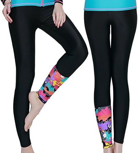 Swim Pants for Women Surfing Leggings Swimming Pants Swim Tights Elastic Leggings in Saudi Arabia