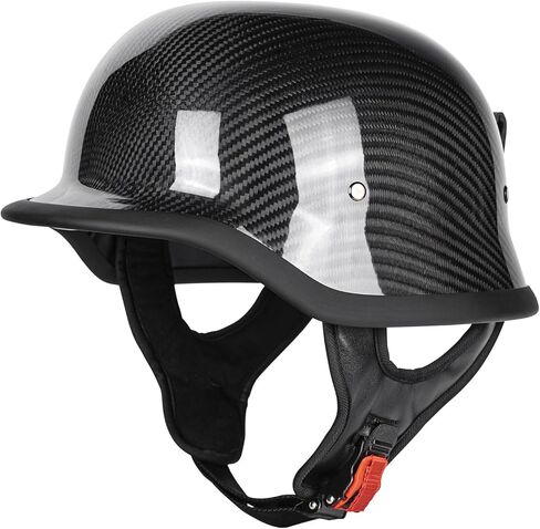 خوذات نصف دراجة نارية من ألياف الكربون على الطراز الألماني القديم من Kaese معتمدة من DOT in Kuwait