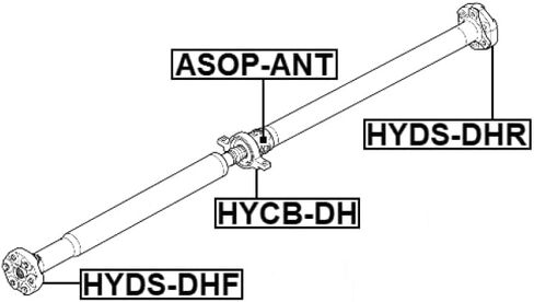 Febest HYCB-DH DRIVE SHAFT BEARING For 49100-B1300 in Saudi Arabia